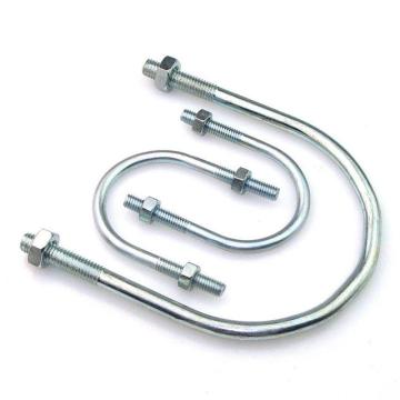 哈德威 U型螺栓帶2個(gè)螺母，M6-22，4分，鍍鋅